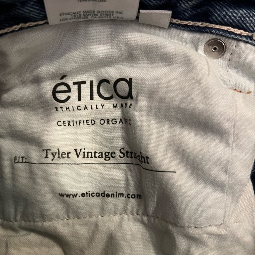 ÉTICA Denim Tyler Vintage Straight Jean | 25 - Picture 4 of 11